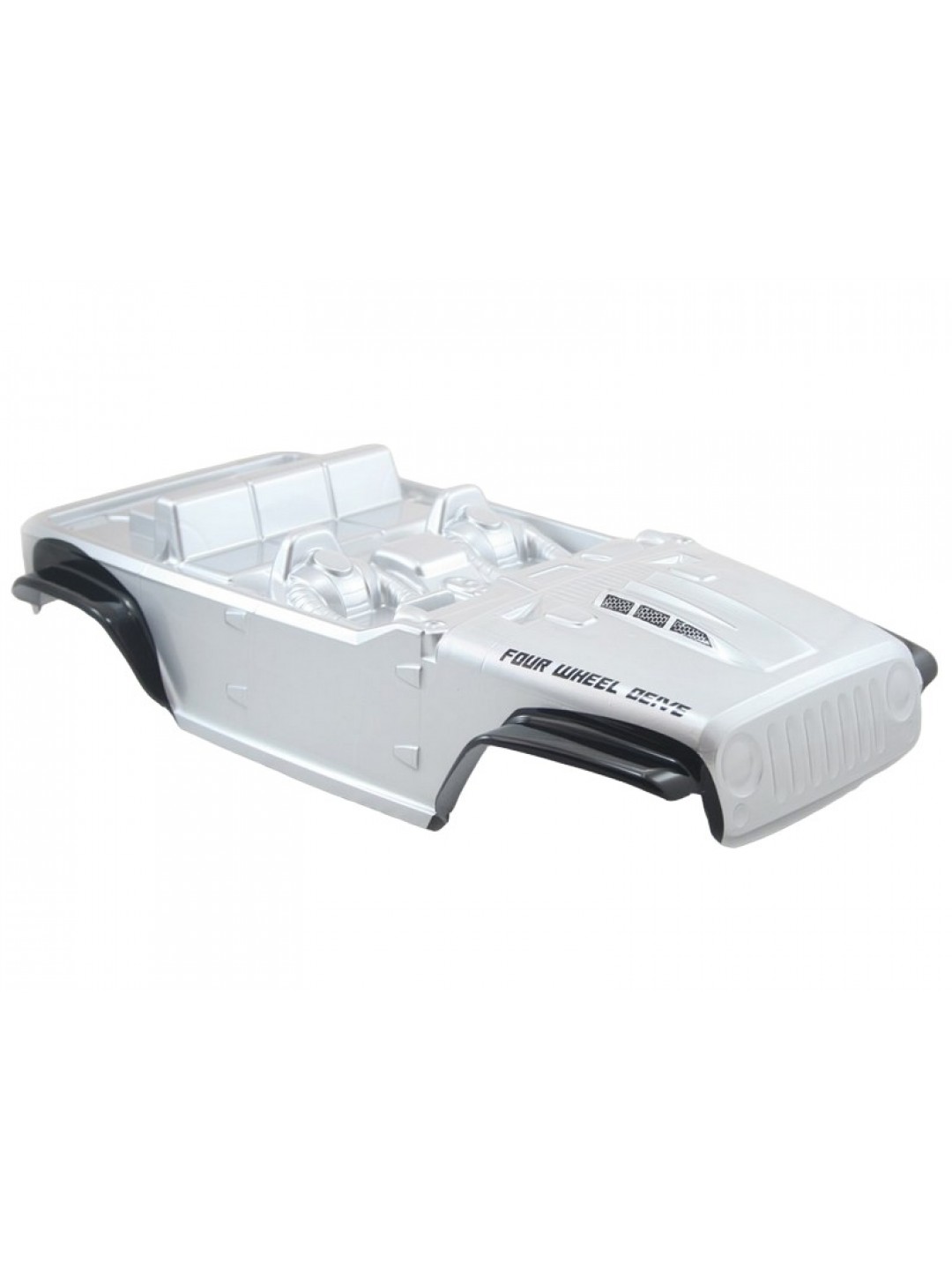 Кузов серебристый для краулера Remo Hobby Open-Topped Jeeps 1/10