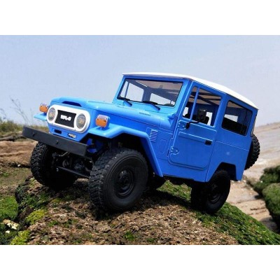 Радиоуправляемая машина WPL японский внедорожник FJ40 (голубая) 4WD 2.4G 1/16 RTR