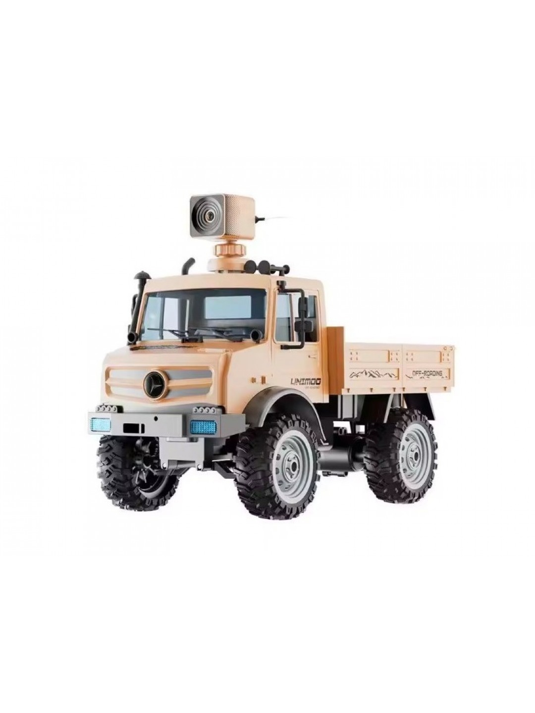 Радиоуправляемая машина WPL Следопыт с FPV HD WIFI камерой (песочная) 4WD 1/16 2.4G RTR