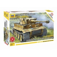 Сборная модель ZVEZDA Немецкий танк Т-VI "Тигр" (сборка без клея), 1/72