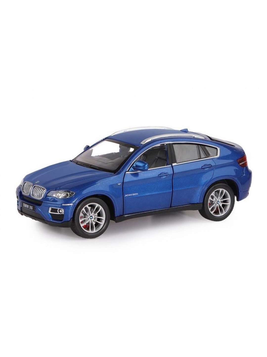 Машина "АВТОПАНОРАМА" BMW X6, синий, 1/26, звук, в/к 24,5*12,5*10,5 см