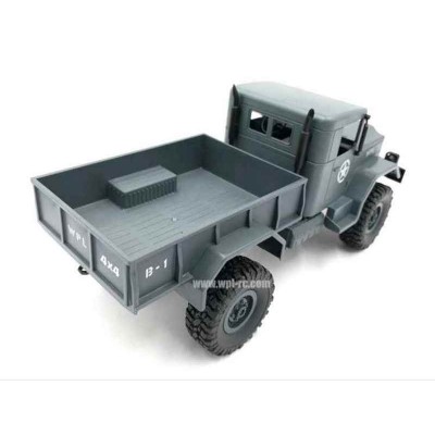 Радиоуправляемая машина WPL военный грузовик (серый) 4WD 2.4G 1/16 KIT