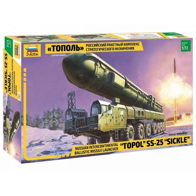 Сборная модель ZVEZDA Российский РКСН "Тополь", 1/72