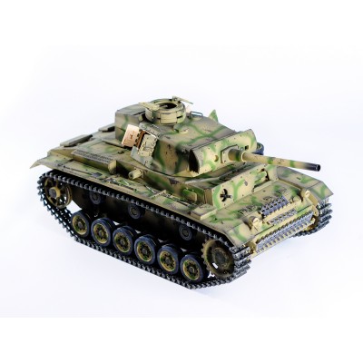 Р/У танк Taigen 1/16 Panzerkampfwagen III (Германия) дым, свет V3 2.4G RTR камуфляж