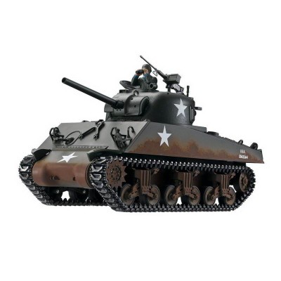 Р/У танк Torro Sherman M4A3, 1/16  2.4G, ВВ-пушка, деревянная коробка