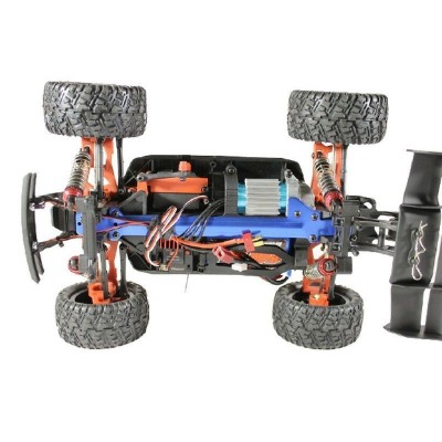 Радиоуправляемая трагги Remo Hobby S EVO-R Brushless UPGRADE V2.0 (синяя) 4WD 2.4G 1/16 RTR