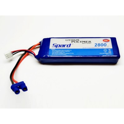 Аккумулятор Li-Po Spard 2800mAh, 7,4V, 15C, EC2 Аккумулятор Li-Po Spard 2800mAh, 7,4V, 15C, EC2