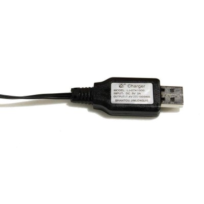 Зарядное устройство USB 7.4V для автомоделей WPL B-14, B-24, C-14, C-24, B-16, B-36