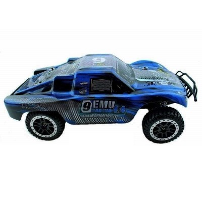 Радиоуправляемый шорт-корс Remo Hobby 9EMU (синий) 4WD 2.4G 1/8 RTR