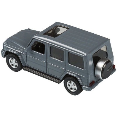 Машина "АВТОПАНОРАМА" Mercedes-Benz G350d, серый, 1/42, инерция, откр. двери, в/к 17,5*12,5*6,5 см