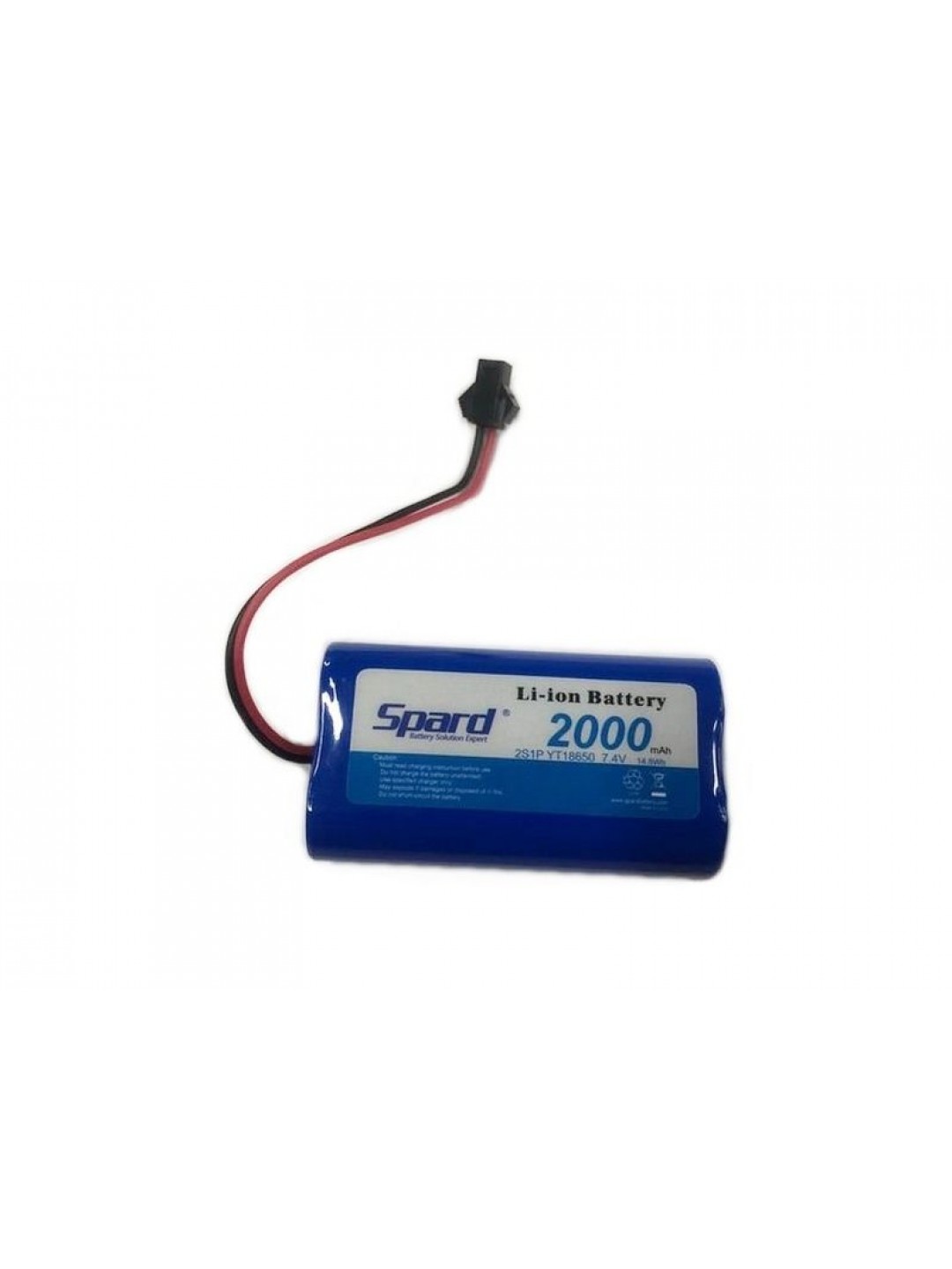 Аккумулятор Li-Ion Spard 7,4V 2000mAh+PCM+SMP для игрушек