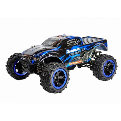 Радиоуправляемый монстр Remo Hobby Dinosaurs Master Brushless (синий) 4WD 2.4G 1/8 RTR