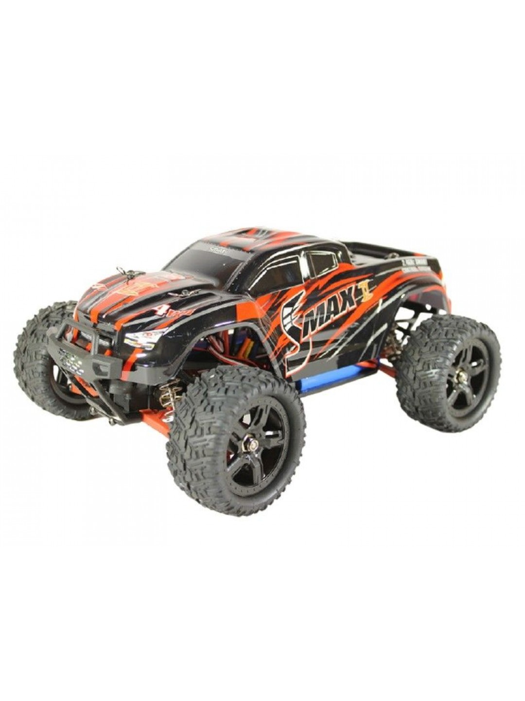 Радиоуправляемый монстр Remo Hobby SMAX Brushless UPGRADE V2.0 (красный) 4WD 2.4G 1/16 RTR