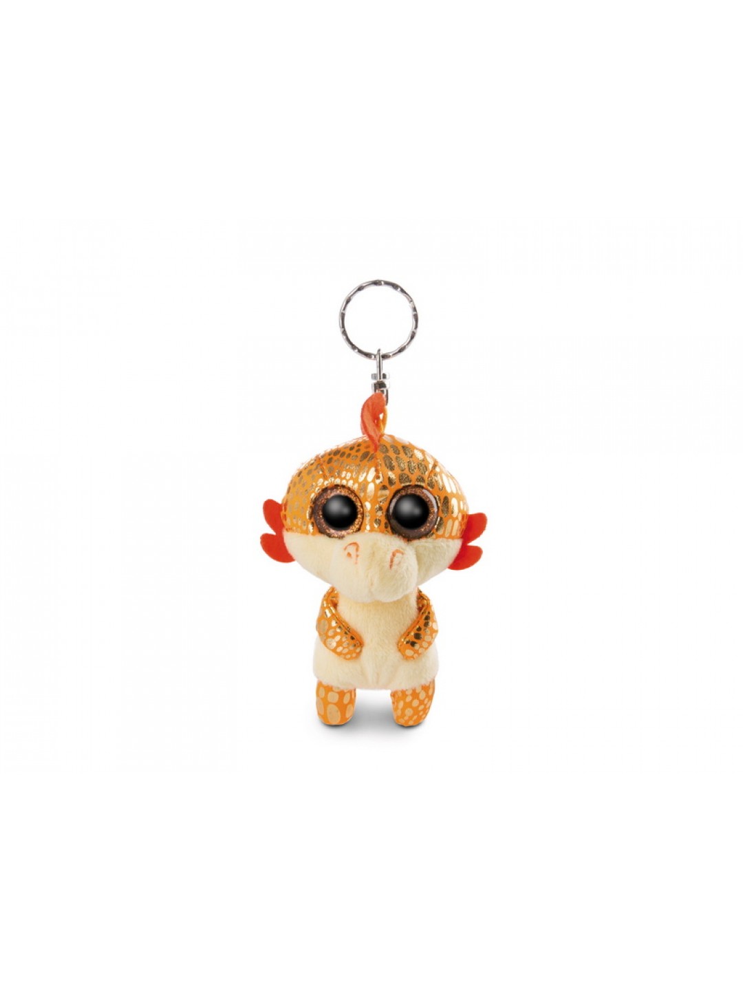 Мягкая игрушка NICI Дракон оранжевый Йо-Йо, брелок 9 см