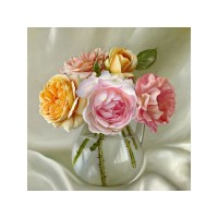 Алмазная мозаика 30х30 БУЗИН. БУКЕТ ИЗ РОЗ (26 цветов) Алмазная мозаика 30х30 БУЗИН. БУКЕТ ИЗ РОЗ (26 цветов)