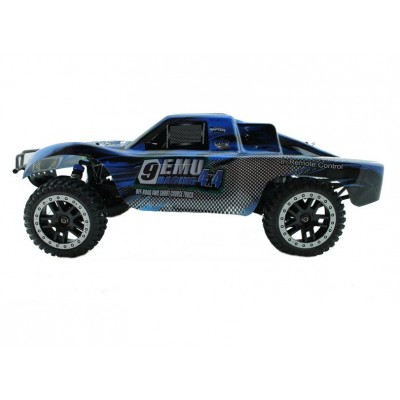 Радиоуправляемый шорт-корс Remo Hobby 9EMU Brushless (синий) 4WD 2.4G 1/8 RTR