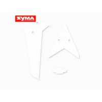 Хвостовое оперение (белое) для вертолета Syma S5 Хвостовое оперение (белое) для вертолета Syma S5