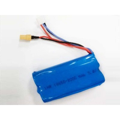 Аккумулятор Li-Po 2000mAh, 7.4V JST для Huina 1580, 1582, 1583 Аккумулятор Li-Po 2000mAh, 7.4V JST для Huina 1580, 1582, 1583
