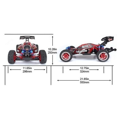 Радиоуправляемая багги Remo Hobby Scorpion Brushless (красная) 4WD 2.4G 1/8 RTR