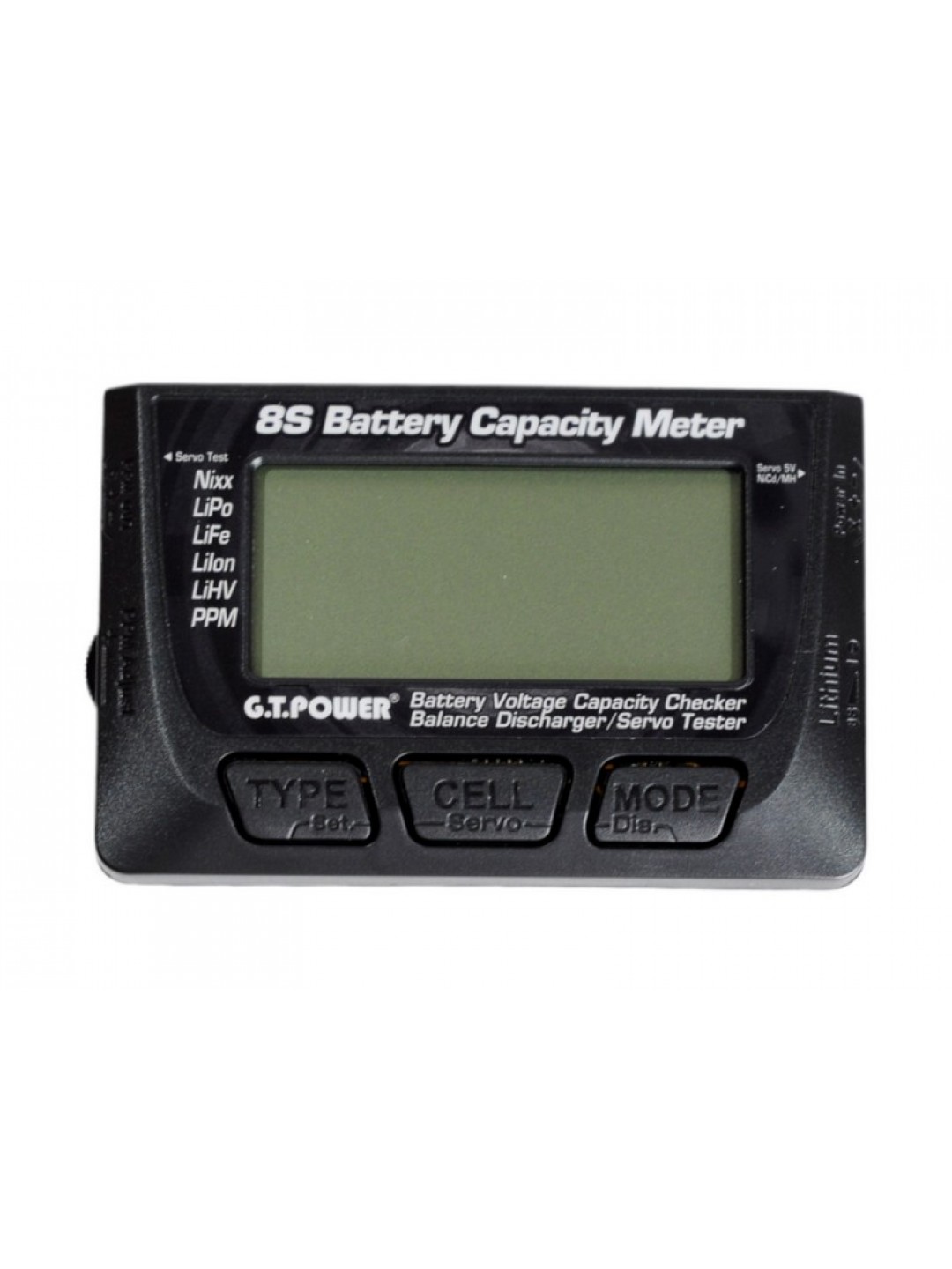 Измеритель емкости Li-Po аккумуляторов 8S G.T.Power