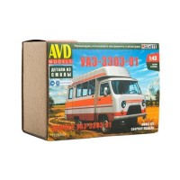 Сборная модель AVD Кемпер УАЗ-3303-01, 1/43 Сборная модель AVD Кемпер УАЗ-3303-01, 1/43