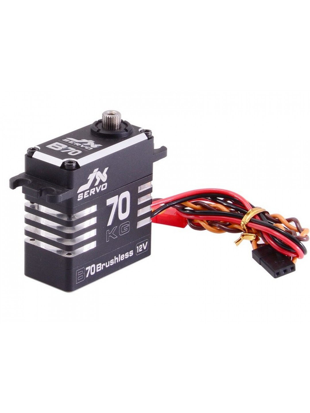 Сервомашинка цифровая JX Servo B70 (87г/72/0.10/12.0V) бесколлекторная, Full metal
