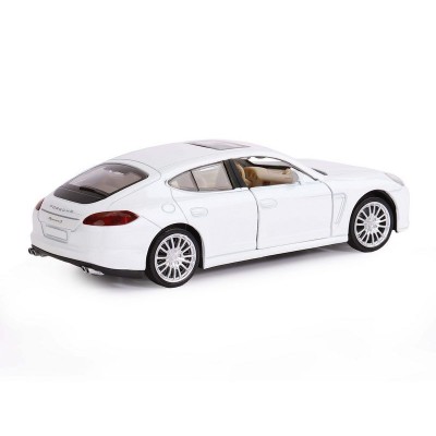 Машина "АВТОПАНОРАМА" Porsche Panamera S, белый, 1/32, свет, звук, инерция, в/к 17,5*13,5*9 см