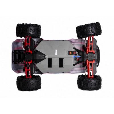 Радиоуправляемый монстр Remo Hobby Dinosaurs Master Brushless UPGRADE PLUS (красный) 4WD 2.4G 1/8 RTR