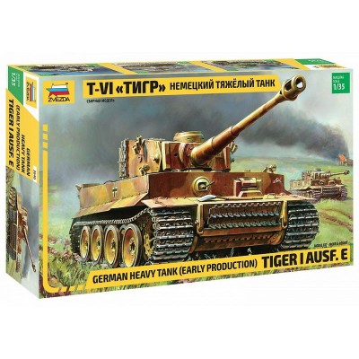 Сборная модель ZVEZDA Немецкий тяжелый танк T-VI «Тигр», 1/35