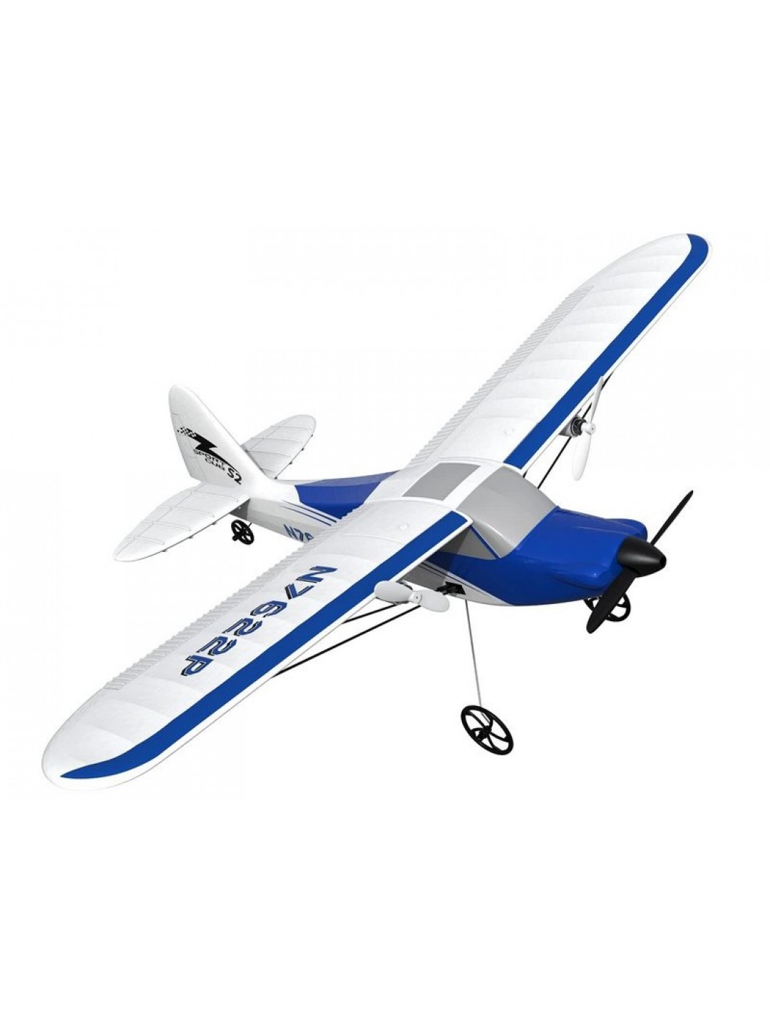 Радиоуправляемый самолет Volantex RC Sport Cub 400мм (синий) 2.4G 2ch LiPo RTF with Gyro