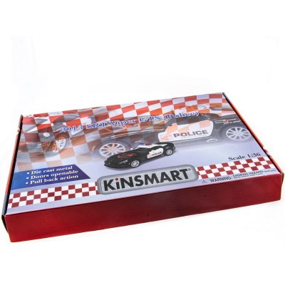 Машина Kinsmart 1:40 SRT Viper Police в асс. инерция (1/12шт.) б/к