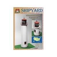 Сборная картонная модель Shipyard маяк Minnesota Point Lighthouse (№58), 1/87