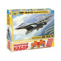 Сборная модель ZVEZDA Российский истребитель МиГ-29 (9-13), подарочный набор, 1/72 Сборная модель ZVEZDA Российский истребитель МиГ-29 (9-13), подарочный набор, 1/72