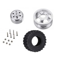 Переднее колесо WPL металллический диск, одинарное, KIT Переднее колесо WPL металллический диск, одинарное, KIT