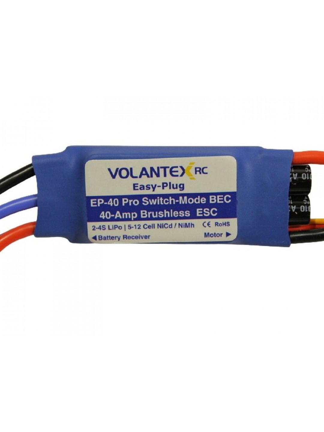 Регулятор скорости бесколлекторный 40A-XT60 для самолета Volantex RC Ranger 2400