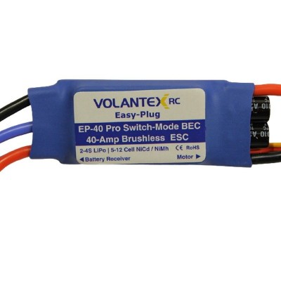 Регулятор скорости бесколлекторный 40A-XT60 для самолета Volantex RC Ranger 2400