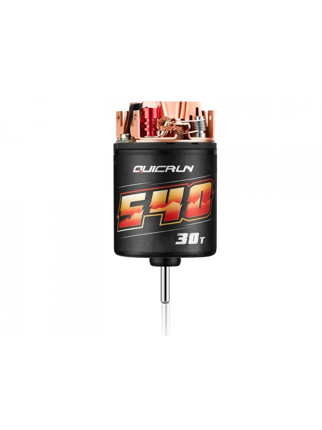 Коллекторный мотор Hobbywing QUICRUN Brushed 540-30T (30TKV, 3,175/16,3мм, 1/10)