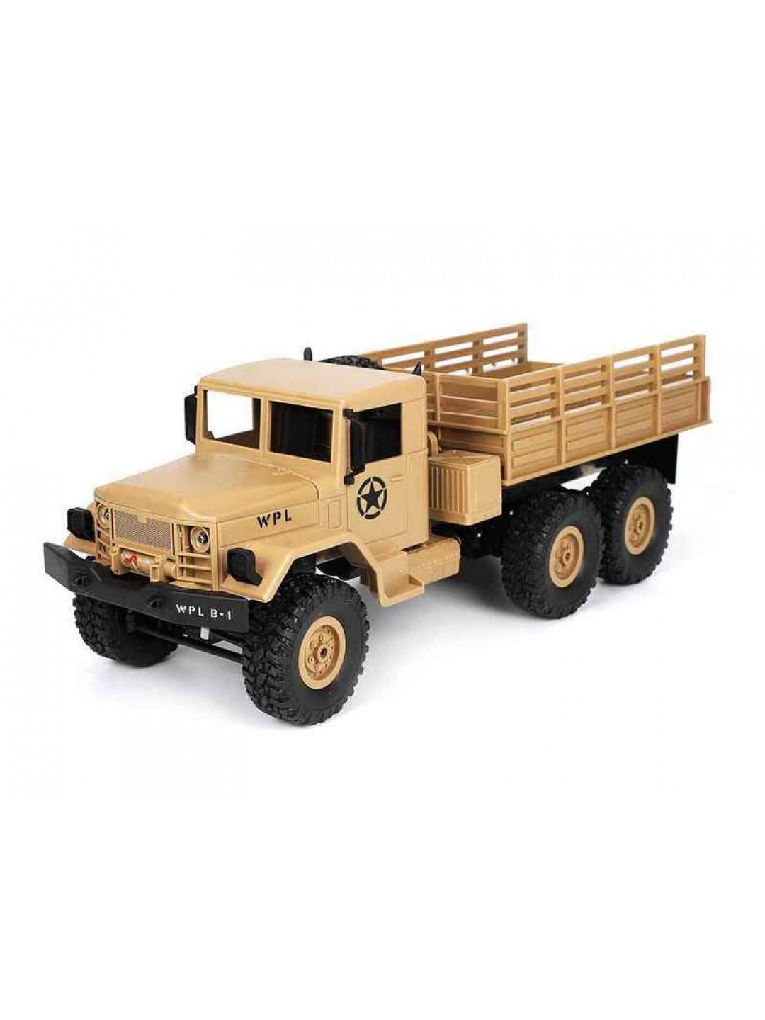 Радиоуправляемая машина WPL B-16R военный грузовик (песочный) 6WD 2.4G 1/16 RTR