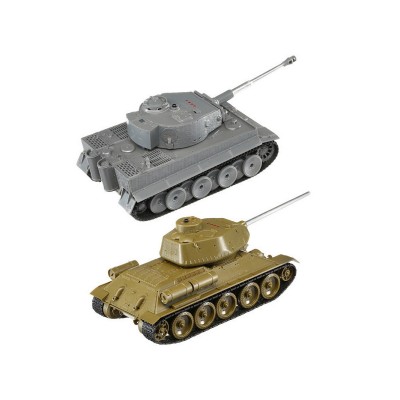 Радиоуправляемый танковый бой Torro Т34/85 и Tiger 1 1/30, RTR