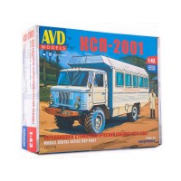 Сборная модель AVD Передвижной стоматологический кабинет КСП-2001, 1/43 Сборная модель AVD Передвижной стоматологический кабинет КСП-2001, 1/43