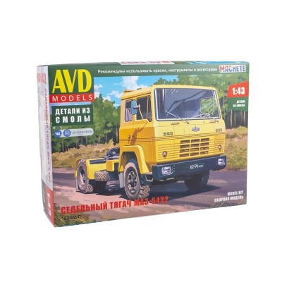 Сборная модель AVD МАЗ-5432 седельный тягач, 1/43