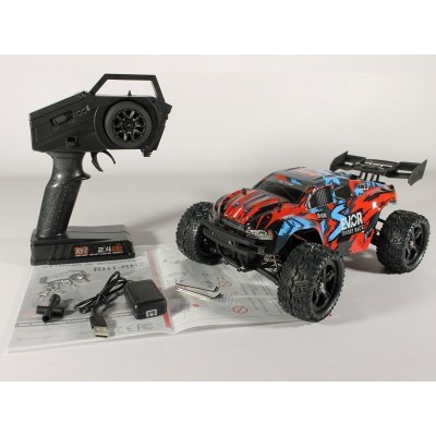 Радиоуправляемая трагги Remo Hobby S EVO-R Brushless V2.0 (красная) 4WD 2.4G 1/16 RTR