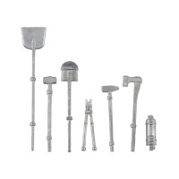 Комплект аксессуаров для танка Tiger - набор инструмента Комплект аксессуаров для танка Tiger - набор инструмента