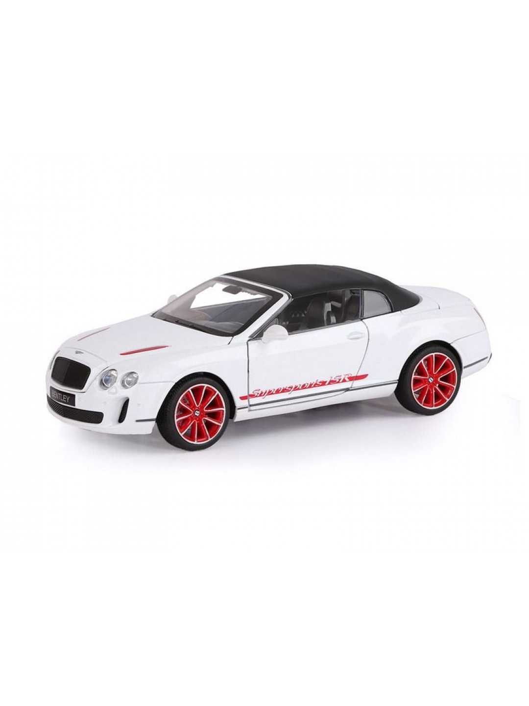 Машина "АВТОПАНОРАМА" Bentley Continental Supersports ISR, белый, 1/24, в/к 24,5*12,5*10,5 см