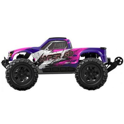 Радиоуправляемый монстр MJX Hyper Go H16H (фиолетовый) 4WD 2.4G LED GPS 1/16 RTR