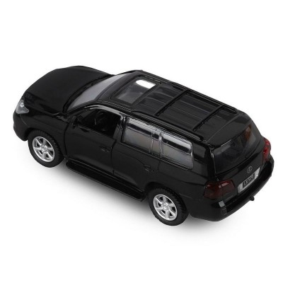 Машина "АВТОПАНОРАМА" Lexus LX570, черный, 1/43, инерция, в/к 17,5*12,5*6,5 см