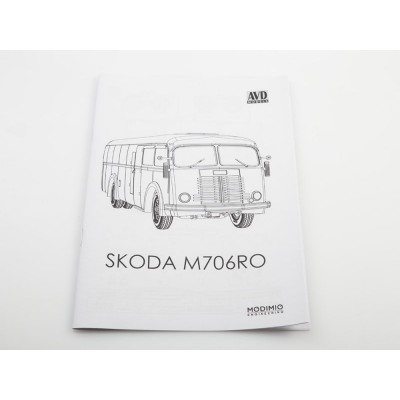 Сборная модель AVD SKODA-M706RO фургон, 1/43