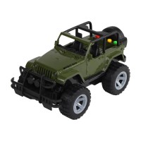 Машина AUTODRIVE Джип 23см инерц. на бат. со светом и звуком, зеленый, в/к 26,5*16*16 Машина AUTODRIVE Джип 23см инерц. на бат. со светом и звуком, зеленый, в/к 26,5*16*16
