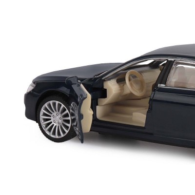 Машина "АВТОПАНОРАМА" BMW 760LI, синий, 1/34, свет, звук, инерция, в/к 17,5*13,5*9 см