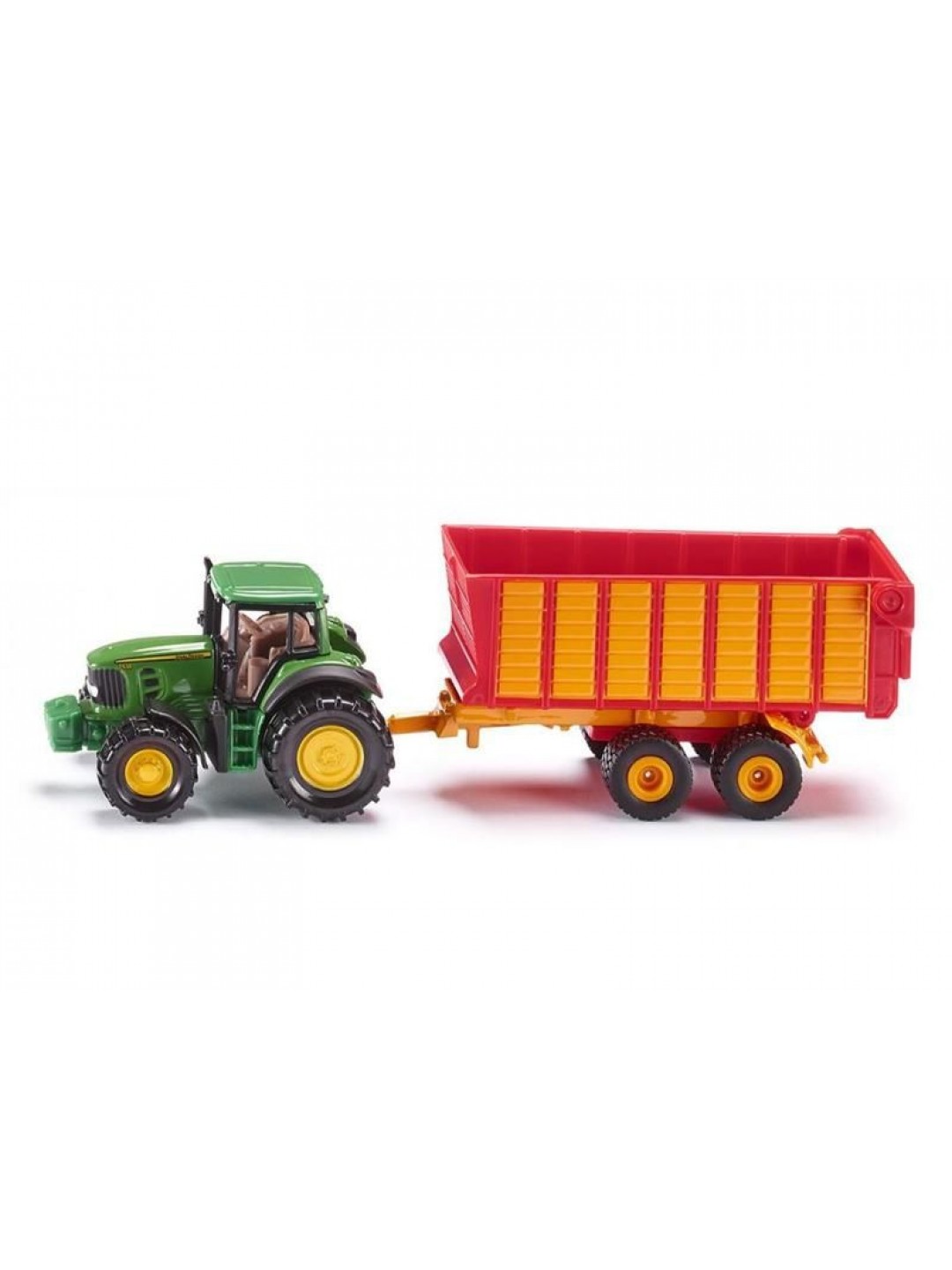 Трактор Siku 1650 Claas с прицепом для силоса